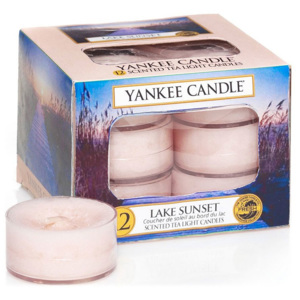 Yankee Candle – čajové svíčky Lake Sunset, 12 x 9,8 g