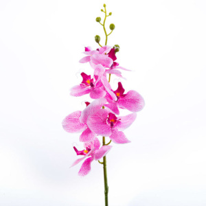 Livo Umělá orchidej výhon růžová 87 cm
