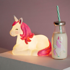 Noční světlo LED dekorace unicorn - jednorožec