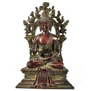 Buddha - mosazná soška, 30cm