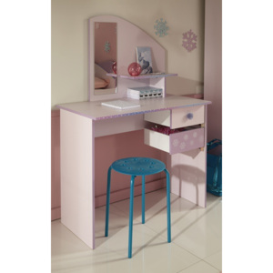 Dětský psací stůl Frozen - světle růžová/fialková