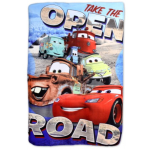 Fleecová deka pro kluky - Auta - Cars - Blesk McQueen