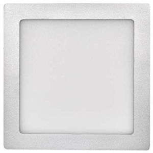 Emos ZM6242 LED panel 224×224, přisazený stříbrný, 18W neutrální bílá
