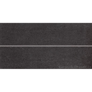 Rako Unistone WIFMB613 inzerto, černá, 20 x 40 x 0,7 cm