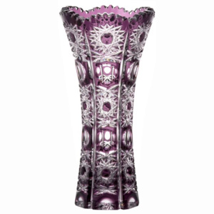 Váza Petra, barva fialová, výška 180 mm