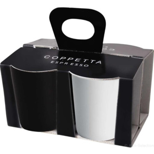 Asa Selection Šálek na espresso Coppetta 4ks bílá/černá 0,1l