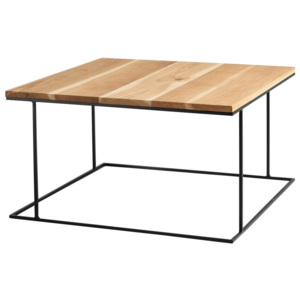 Konferenční stolek s deskou v dekoru dubového dřeva Custom Form Walt, délka 80 cm