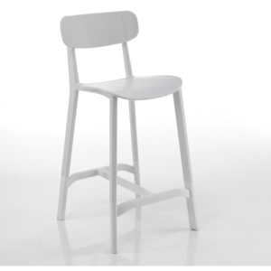 Tomasucci Barová židle do interiéru/exteriéru MARA WHITE 94x45x49cm,bílá