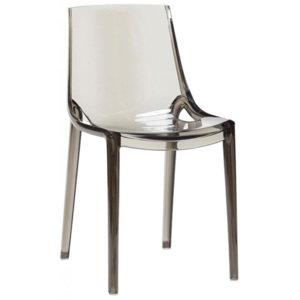 Jídelní židle Hübsch Spot, transparentní šedá
