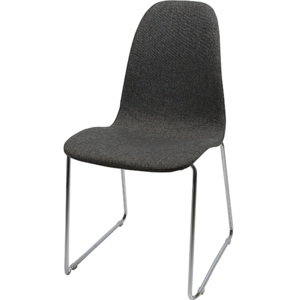 Design Scandinavia Konferenční / jídelní židle Barcy (SET 4 ks) Barva: antracitová