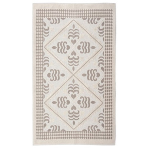 Krémový bavlněný koberec Flair, 60 x 90 cm