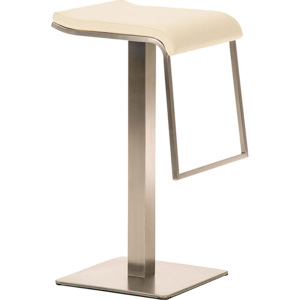 BHM Germany Barová židle s nerezovou podnoží Mangle Barva: šedá