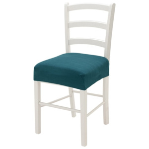 Blancheporte Pružný potah na židli tyrkysová modrá sedák+opěradlo