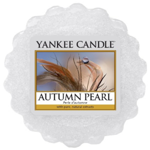Yankee Candle - vonný vosk Autumn Pearl 22g (Úchvatná krémová vůně přináší aromatickou směs orchideje, vanilky a delikátní frézie, oslazenou cukrovým popraškem.)