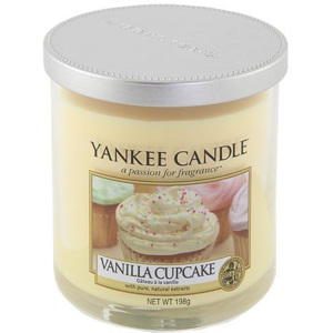 Svíčka ve skleněném válci Yankee Candle Vanilkový košíček, 198 g
