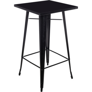 Mørtens Furniture Barový stůl Mason, černá Barva: černá