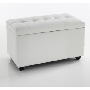 Tomasucci Úložný taburet NICE WHITE 80x43,5x46,5cm,bílý
