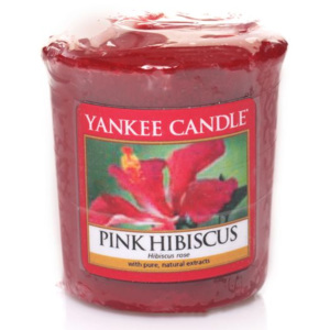 Votivní vonná svíčka Yankee Candle Pink Hibiscus - Růžový Ibišek 50 GRAMŮ