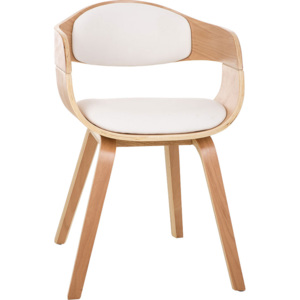 BHM Germany Konferenční / jídelní židle dřevěná Kingdom (SET 2 ks), bílá Barva: Bílá