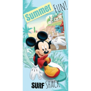 Dětská osuška Mickey Mouse 03 SURF modrá 70x140 cm