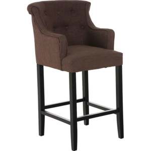 BHM Germany Barová židle s područkami Sylko, černá podnož Barva: šedá