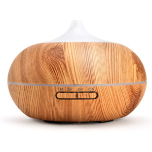 Nature7 aroma difuzér Sumó, osvěžovač a zvlhčovač vzduchu, světlé dřevo, 300ml