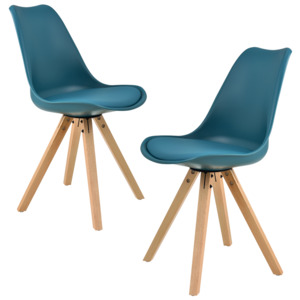 [en.casa]® Designová židle "Annika" HTMS-2861 - 2 ks