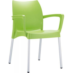 BHM Germany Jídelní židle s područkami Dolly (SET 2 ks) Barva: Bílá