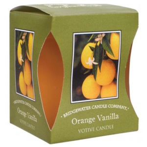 Bridgewater - votivní svíčka Orange Vanilla 56g (Zavzpomínejte na letní dny provoněné pomerančem a vanilkovým krémem ve vonné svíčce Orange Vanilla.)