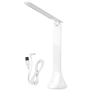 LED stolní lampa IM811, bílá s USB