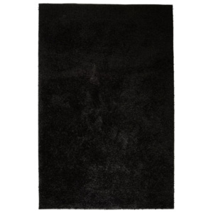 Kusový koberec s vysokým vlasem Shaggy 80 x 150 cm černý