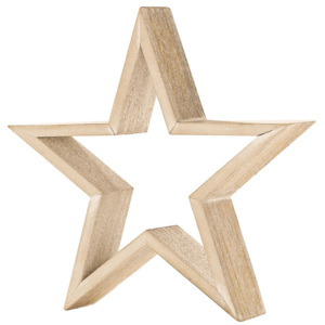 MELINERA® Dřevěná dekorace (hvězda)