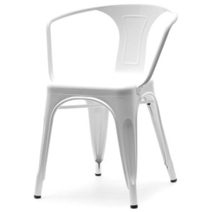 MPT Kovová židle Factory 2 - bílá