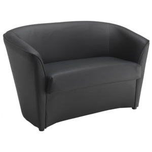 Tomasucci Dvoumístní sedačka BLACK VANESSA 71x120x64cm,černá