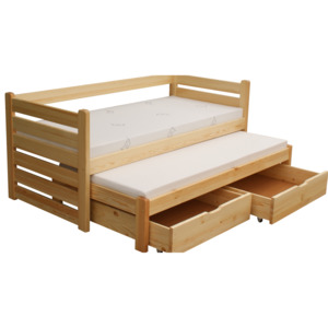 Pankau TYCJAN II 90x200 postel včetně matrace a úložného prostoru