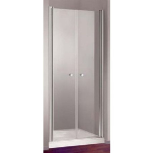 HOPA - Sprchové dveře Vitoria - výška 185 cm - 80 cm, 185 cm, Univerzální, Leštěný hliník, Čiré bezpečnostní sklo - 5 mm OLBVITO80CC