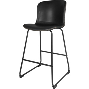 Danish Style Barová židle Serena (SET 2 ks), vintage černá Barva: černá