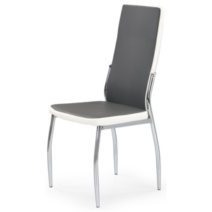 Halmar K 210 jídelní židle šedo-bílá