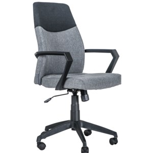 Stones Kancelářská židle EDWIN 48x47x99/106cm,černošedá