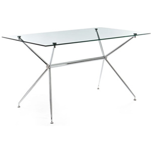 Tomasucci Stůl KENDO 140x76x80cm,skleněný