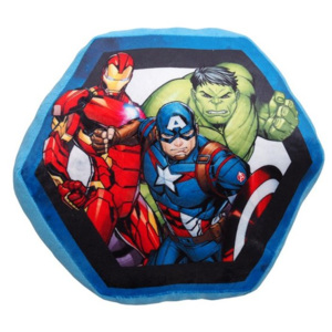 Jerry Fabrics Heboučký tvarovaný polštářek Avengers grou