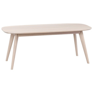 Konferenční stolek z běleného dubového dřeva Folke Yumi, 125 x 60 cm