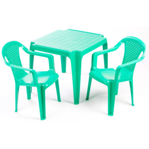 Grand Soleil Sada stoleček a dvě židličky zelená