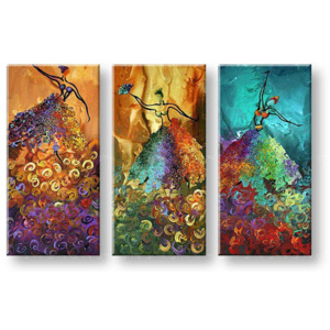 Malovaný obraz Sleva 23% na stěnu TANEČNICE 90x65 cm FB235E3 / 24h