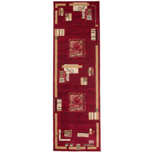 Kusový koberec PP Forme červený atyp, Velikosti 70x250cm