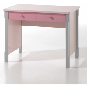 Růžový psací stůl pro holky Cindy