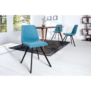 Židle AMSTERDAM RETRO BLUE Nábytek | Jídelní prostory | Jídelní židle