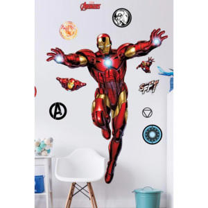 Velká samolepka Walltastic - Iron Man 70 x 122 cm