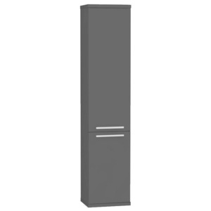 Vysoká koupelnová skříňka REA REST 5 - graphite