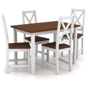 5SET jídelní stůl + 4 židle KAROLINA II Nábytek | Jídelní prostory | Jídelní stoly | Všechny jídelní stoly